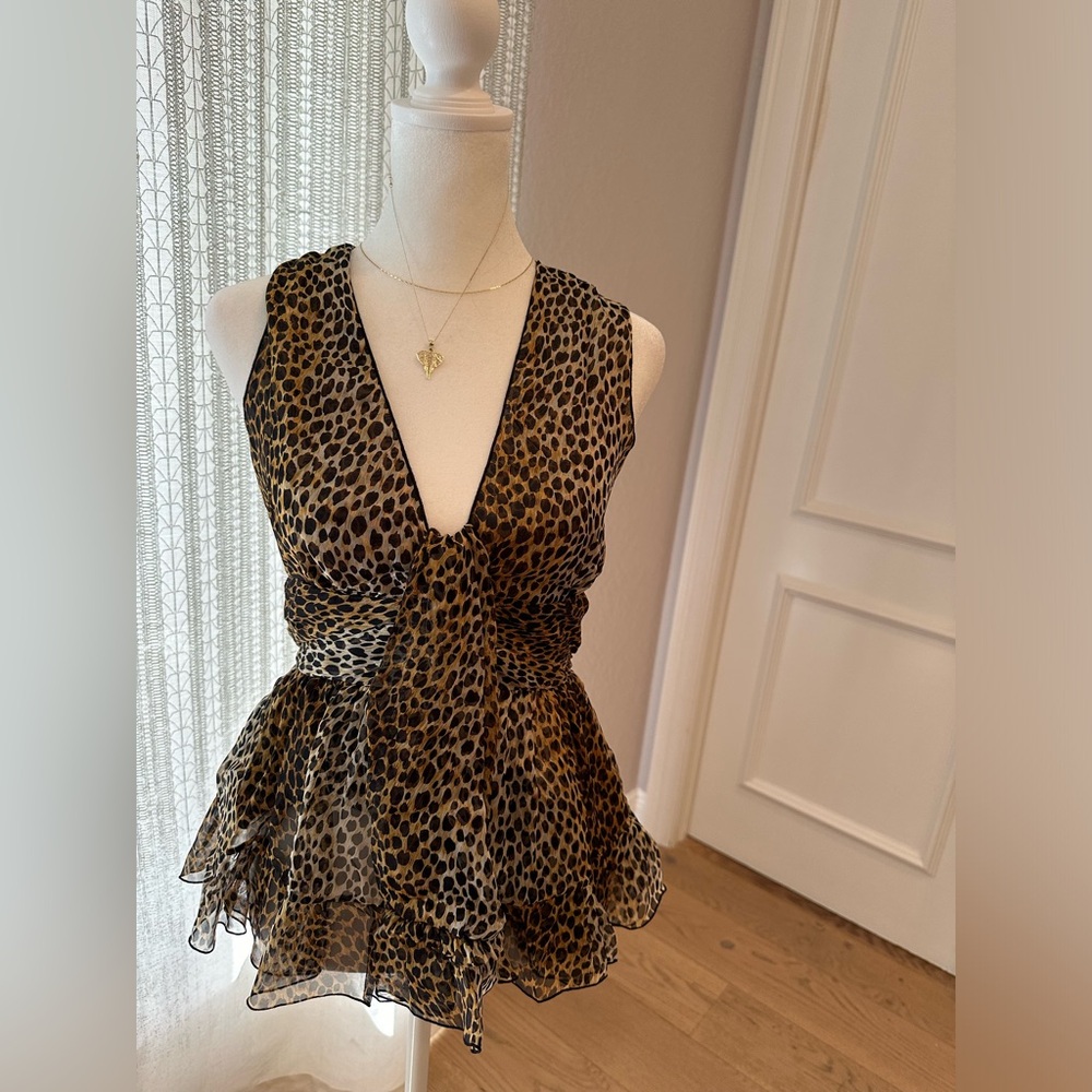 Sexy leopard dress